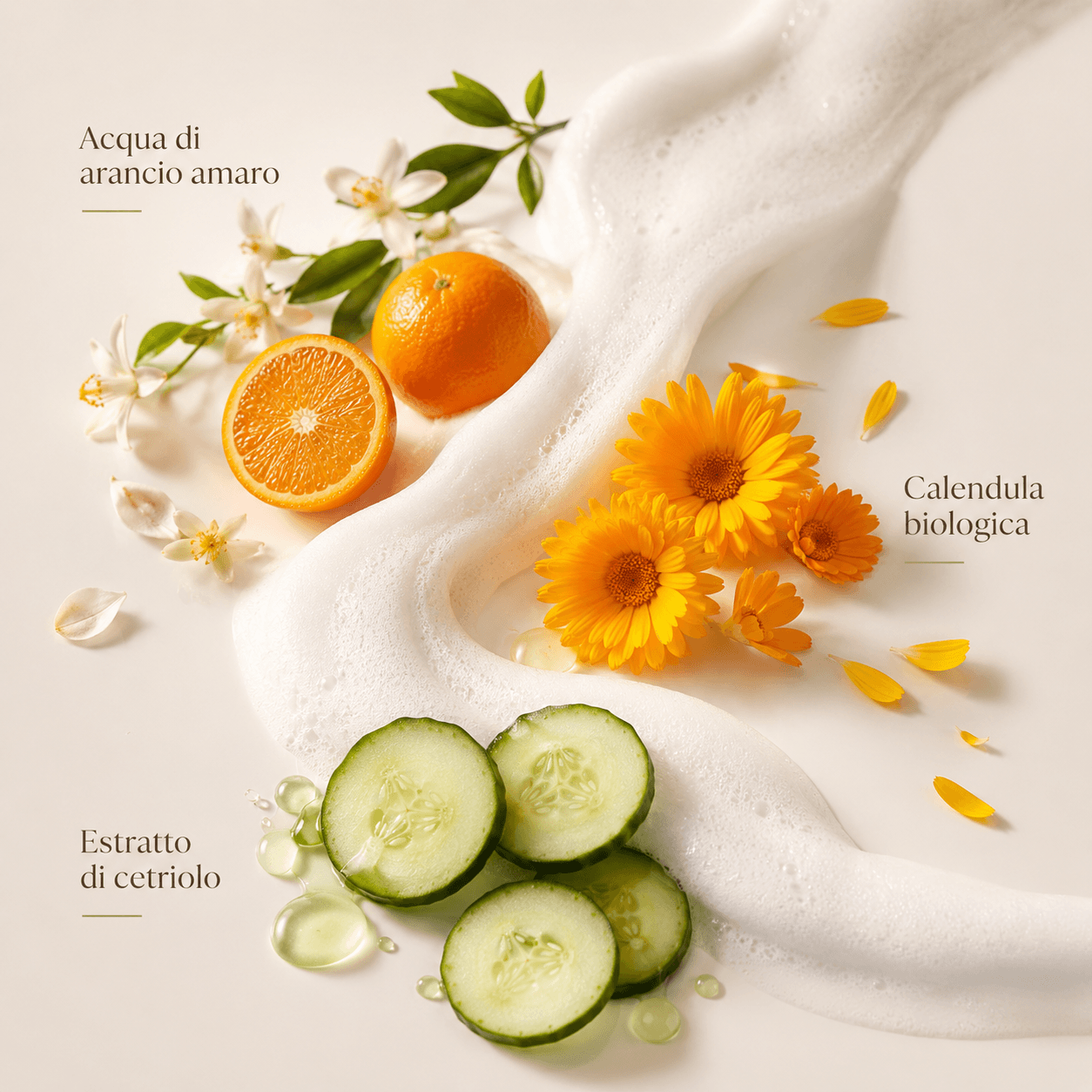 Mousse detergente - VELO DI FRESCHEZZA