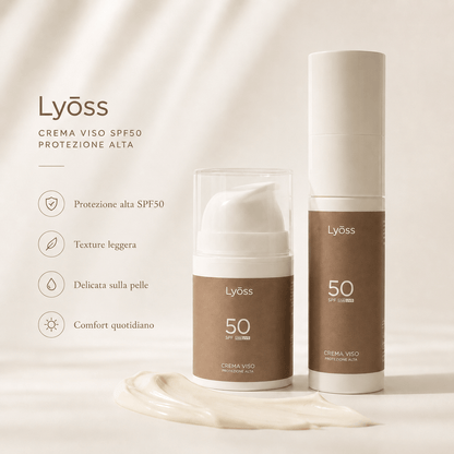 Crema viso protezione alta SPF50