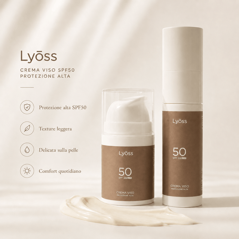 Crema viso protezione alta SPF50