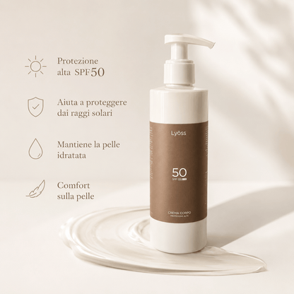 Crema corpo protezione alta SPF50